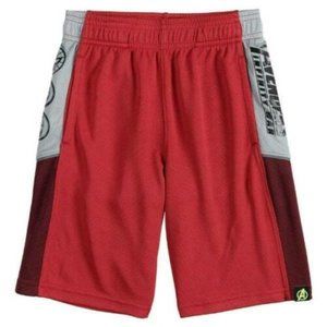 Boys Marvel Avengers Shorts 5 Red Active Elastic Waist Summer